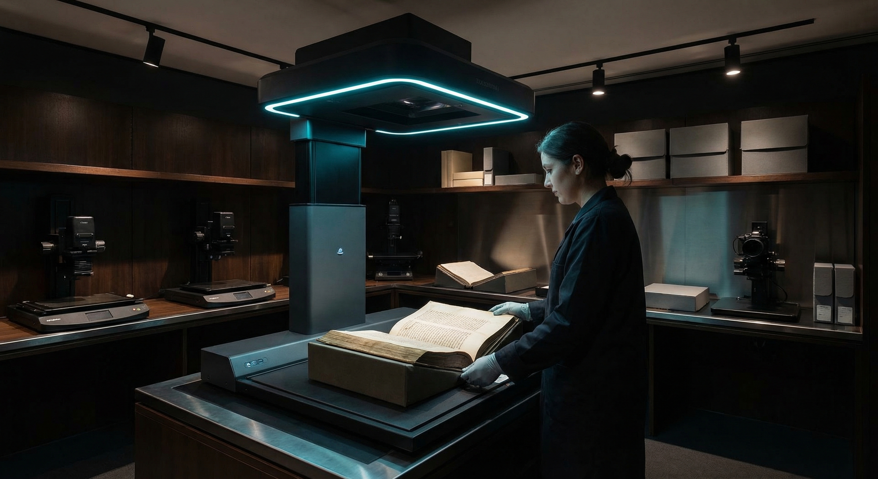 Independent document digitization lab