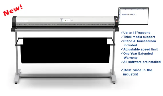 突破大幅面扫描极限：WideTEK® 60CL 60英寸高速彩色扫描仪深度评测