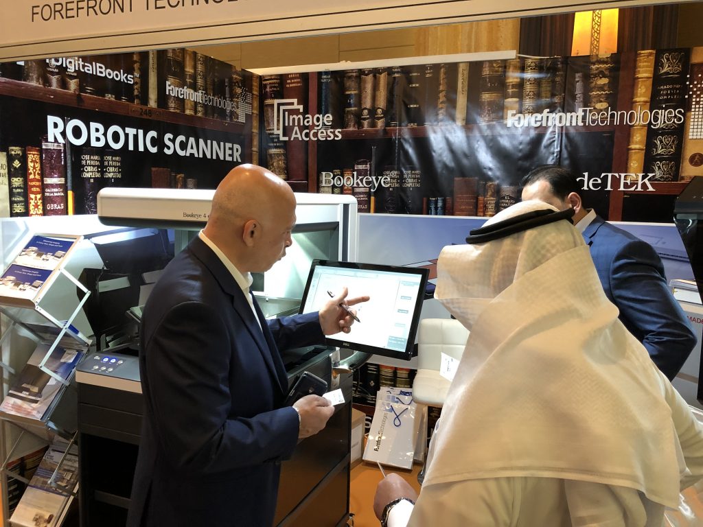 Image Access与Forefront Technologies亮相阿联酋SLA大会：Bookeye® 4 V2 Semiautomatic扫描仪引关注
