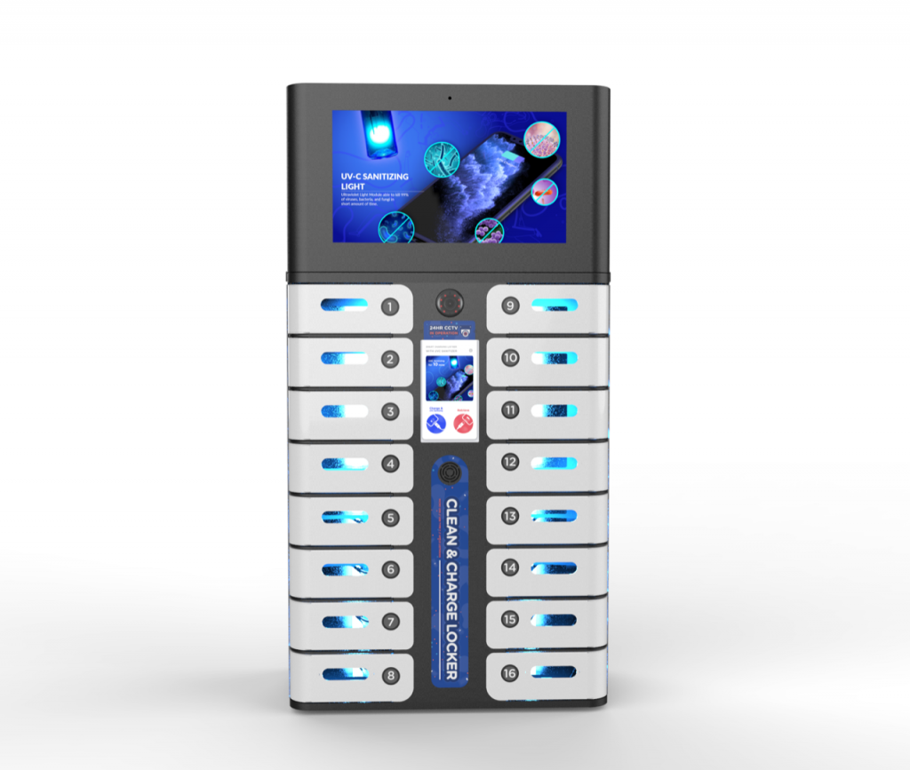 STERI-Charge: UVC Laptop Charging Locker