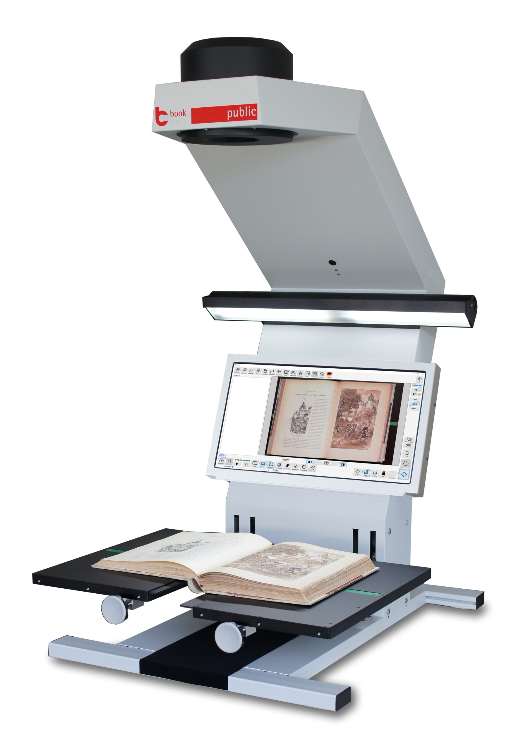 book2net Public A2 book scanner