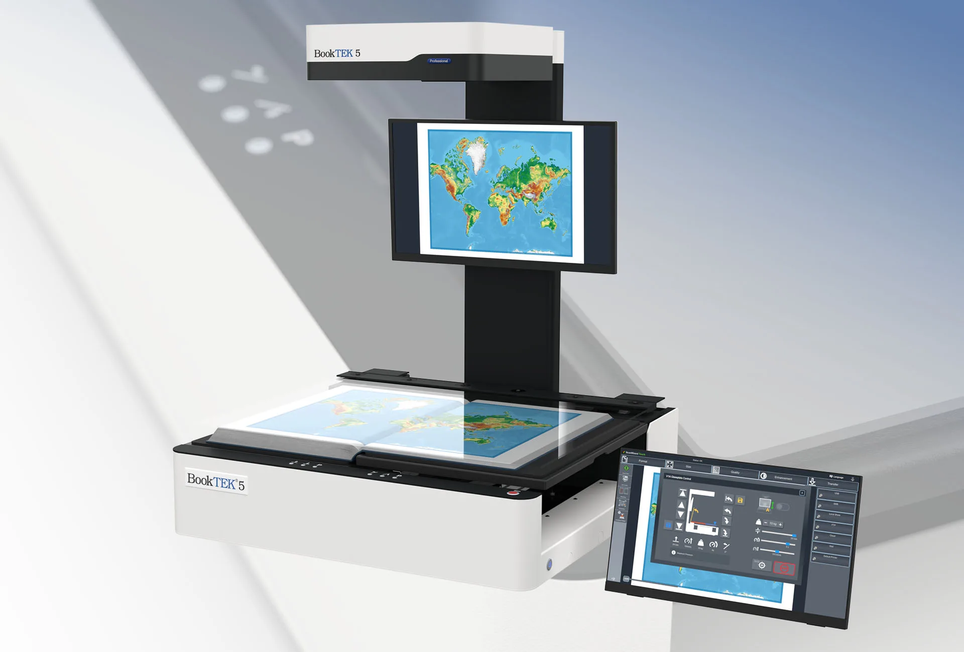 BookTEK 5 V1A：专业级 A1+ 幅面书架式扫描仪的技术革新与应用
