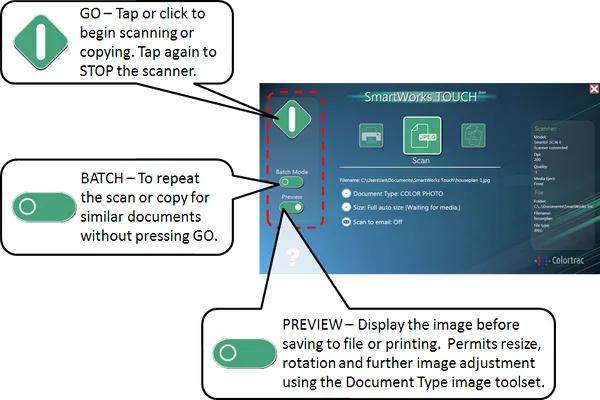 Colortrac 大幅面扫描仪 Touch 软件基础控制与影像技术详解
