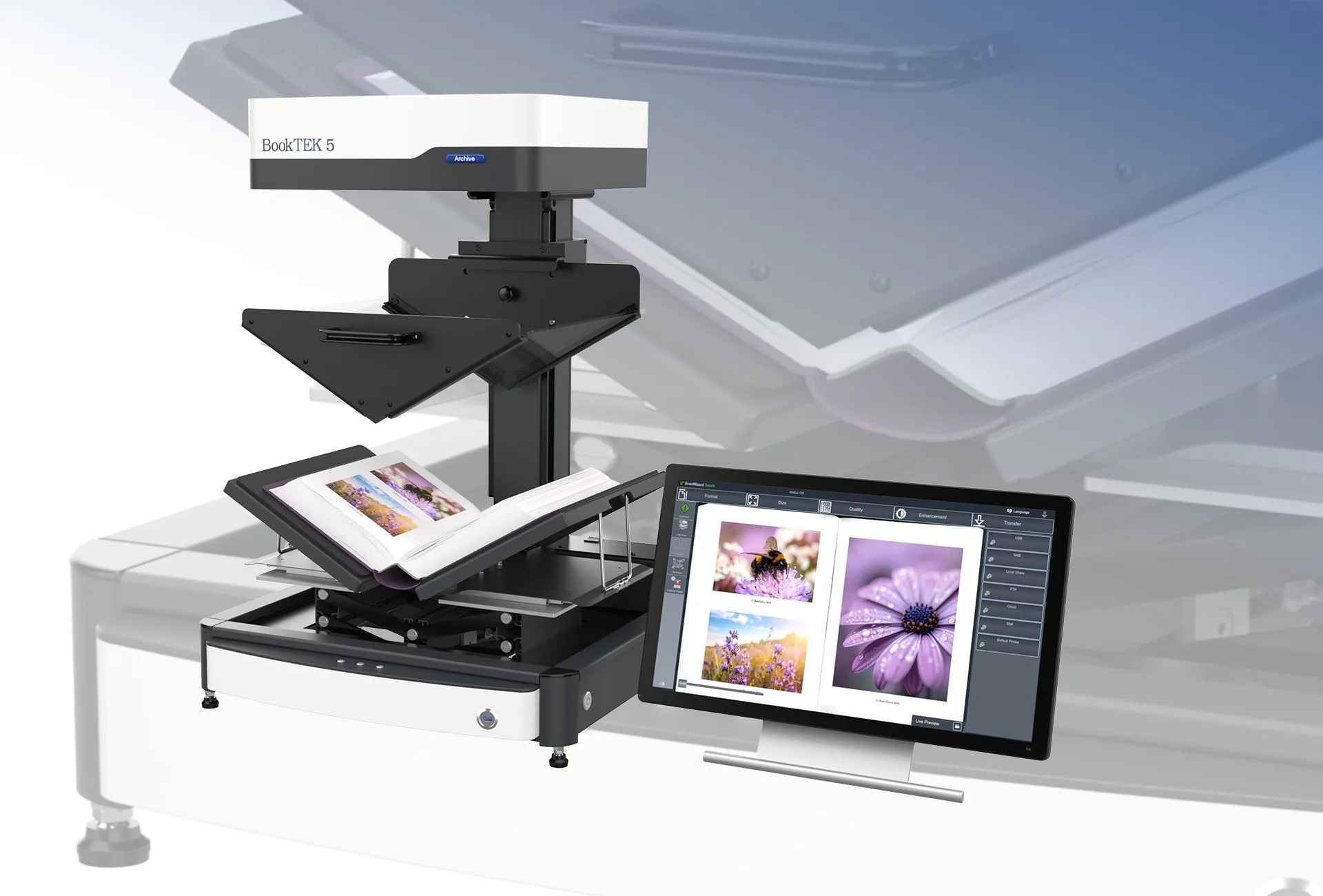 BookTEK 5 V3 Archive 档案级书籍扫描仪
