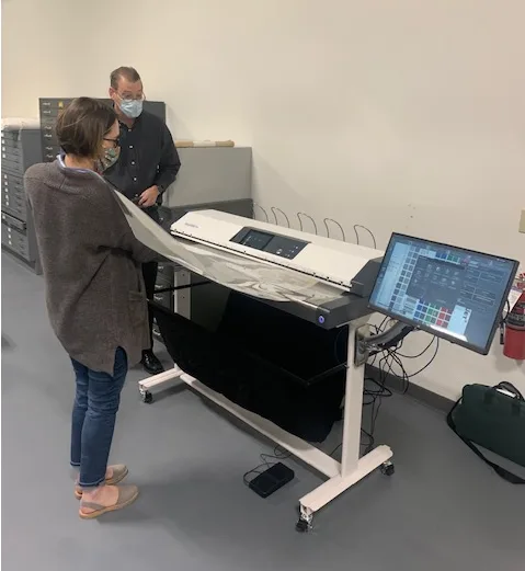 大幅面扫描仪应用案例