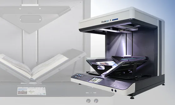 Bookeye 4 V2 Semiautomatic 电动玻璃板精准定位扫描仪