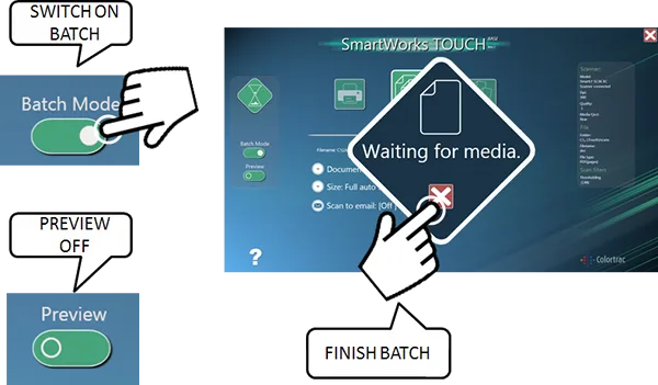 Colortrac Touch BATCH 技术解析：优化大幅面文档的批处理扫描工作流