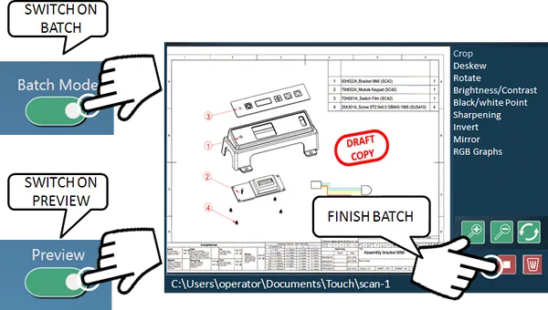 Colortrac Touch 批量预览与 SingleSensor 技术解析：大幅面扫描的效率之选