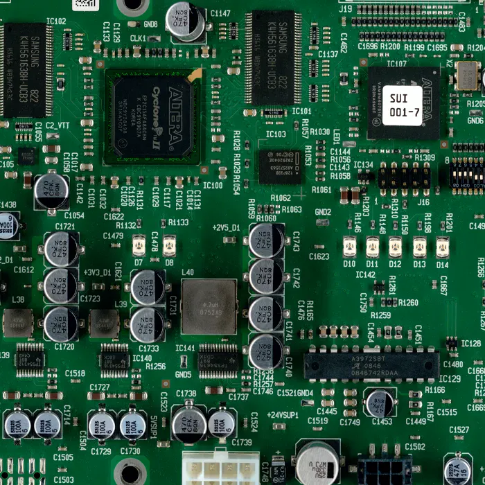 PCB 电路板扫描效果
