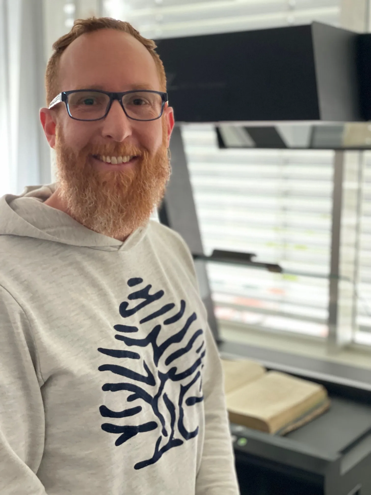 DD Wandel 数字化中心正在运行的 Zeutschel 扫描设备