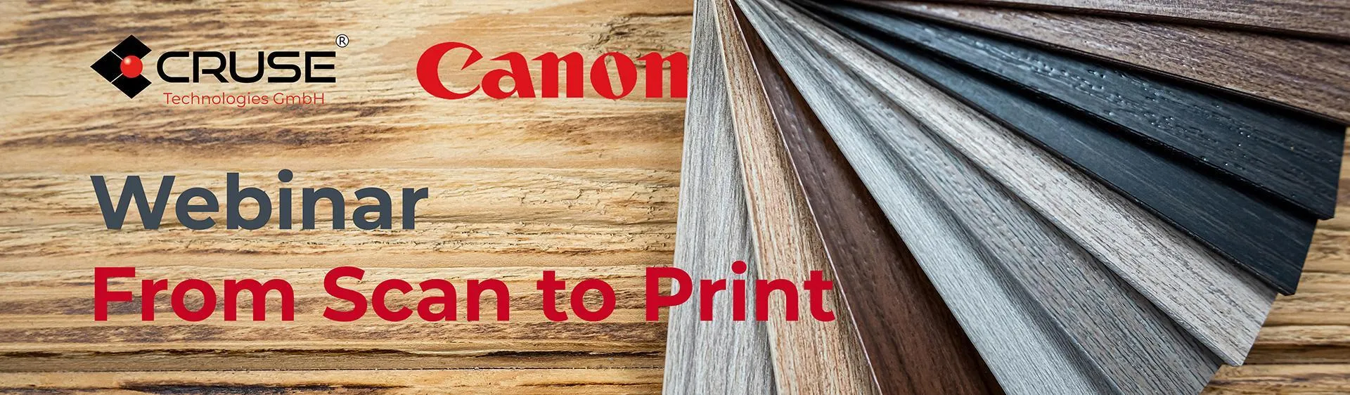 CRUSE 与佳能联合研讨会 Banner