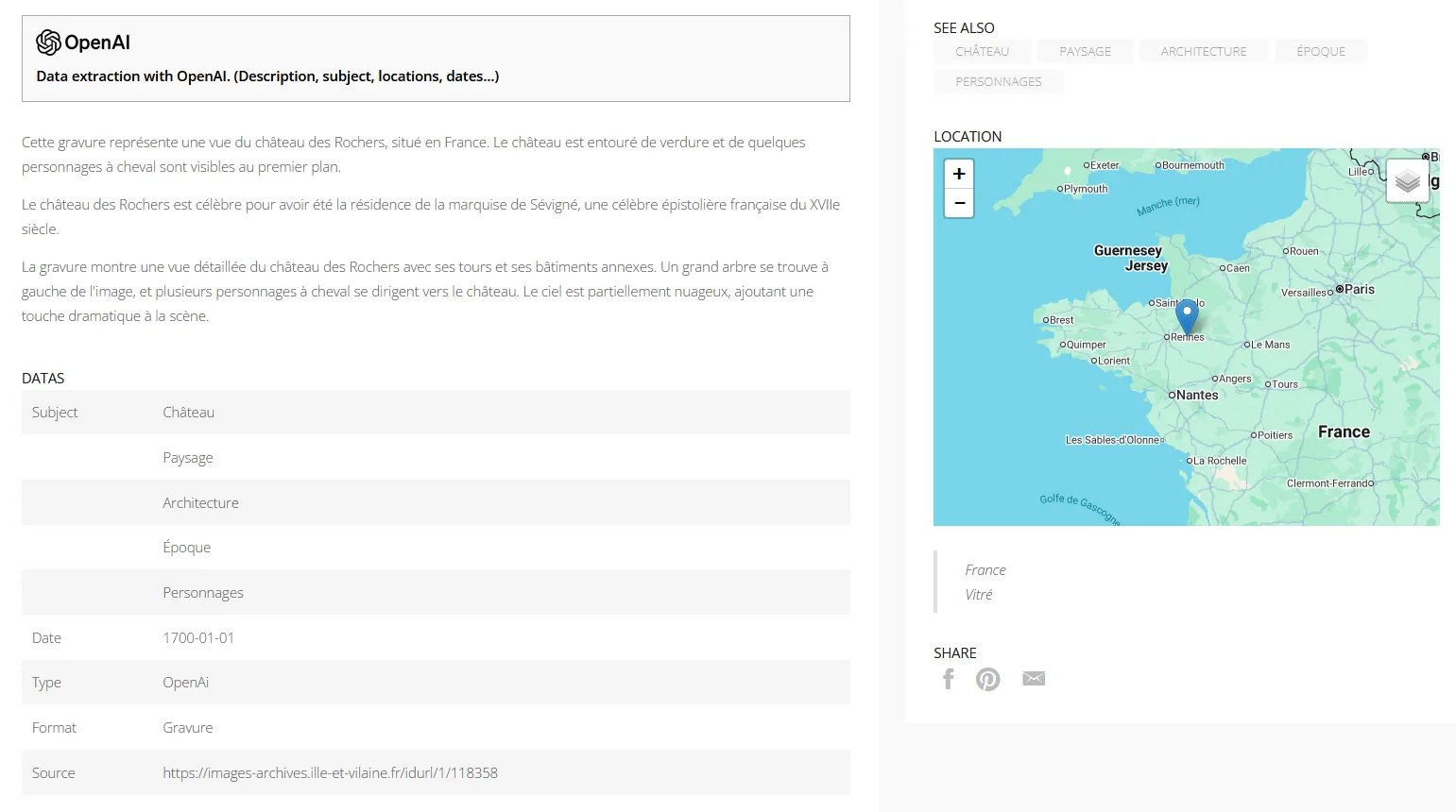 LIMB 软件 AI 分析界面