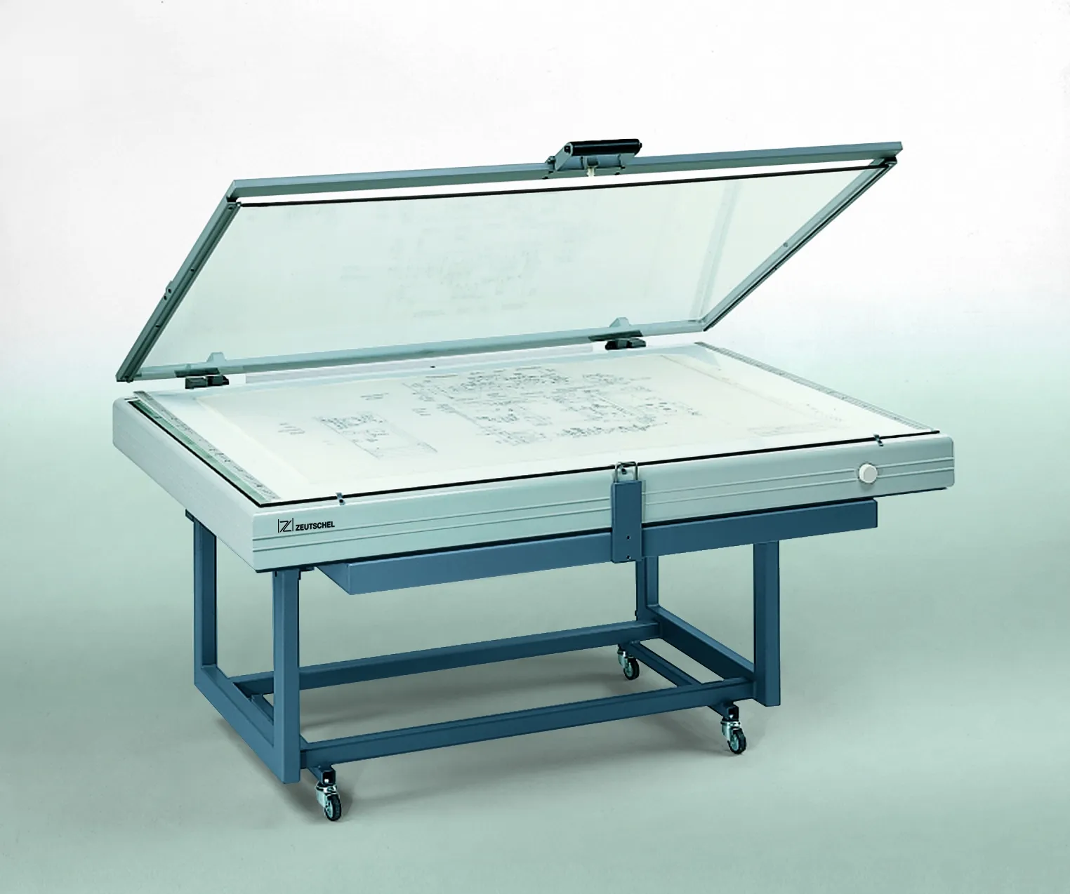 Zeutschel DT 0 透光台配备玻璃压板
