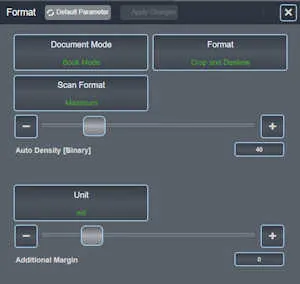 扫描模式选择界面
