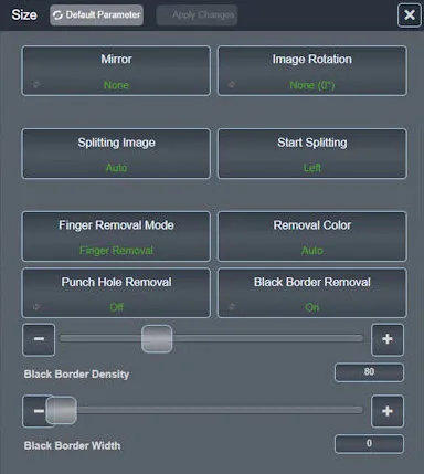 图像尺寸与裁剪控制