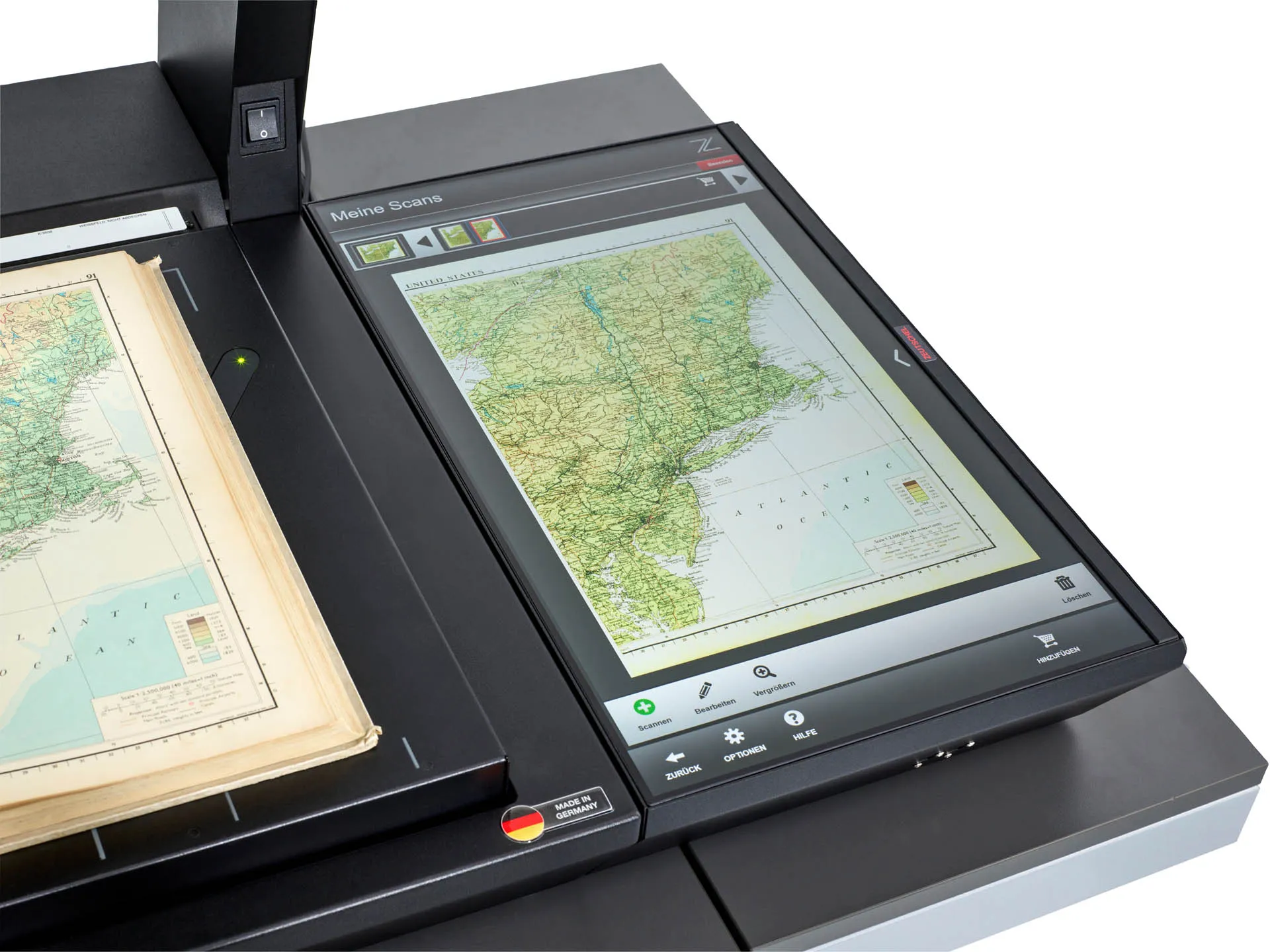 Zeutschel chrome 扫描细节展示