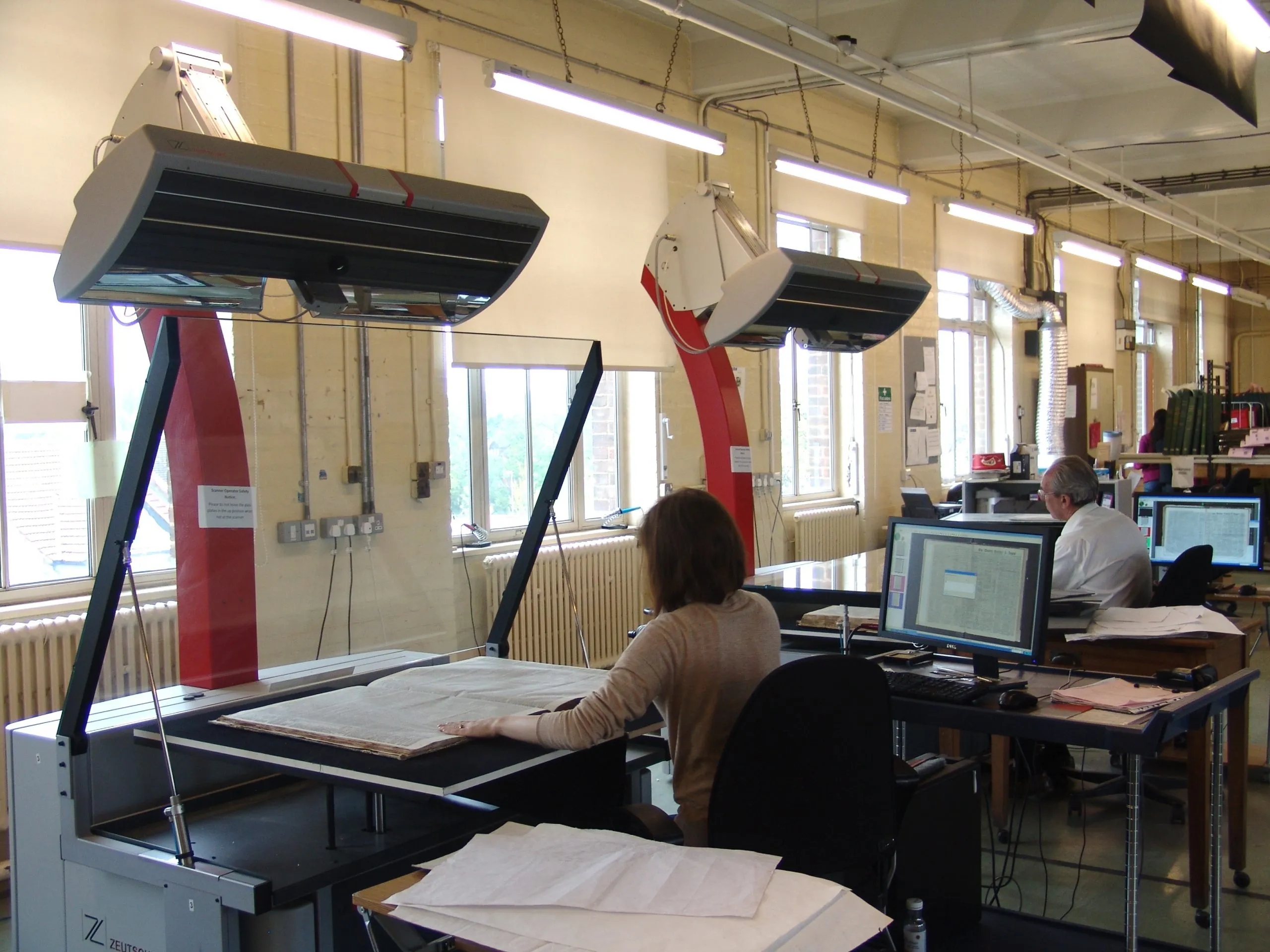 大英图书馆部署的 Zeutschel OS 14000 扫描仪