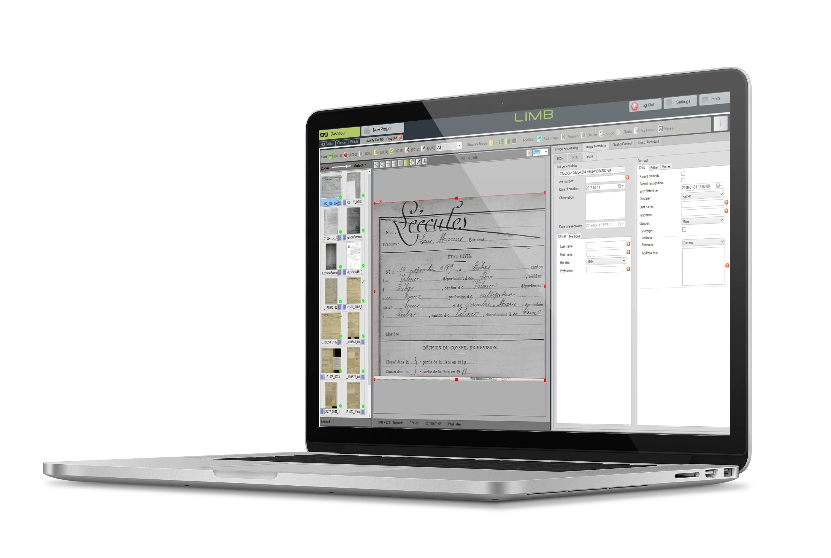 质量控制分析界面