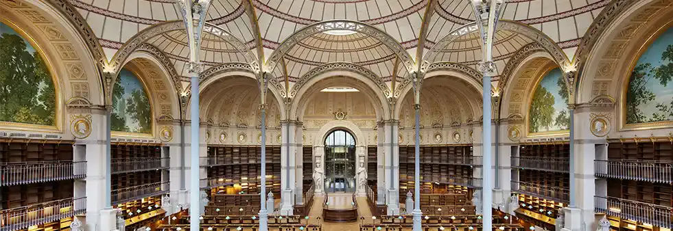 法国国家图书馆数字化现场