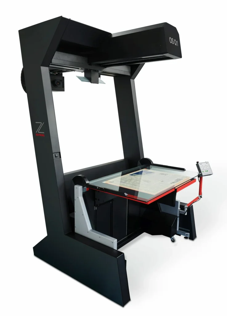 重塑数字化巅峰：Zeutschel OS Q 旗舰级非接触式扫描仪深度评测
