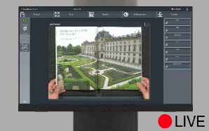 ScanWizard 软件实时预览界面