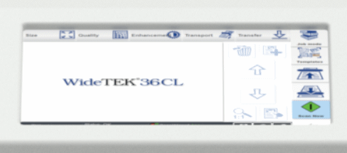 WideTEK 触摸屏界面