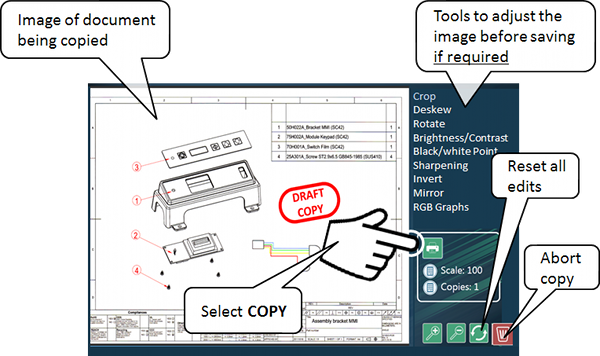 Colortrac Touch COPY Preview：掌控扫描流程，提升数字化效率