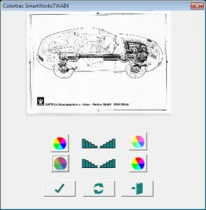 Colortrac TWAIN 图像调整